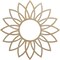 Ekena Millwork Daisy Wood Fretwork Pierced Ceiling Medallion, Hickory, 38"OD x 12 1/2"ID x 3/8"T CMWP38X38X0375DAHI - alternate 1